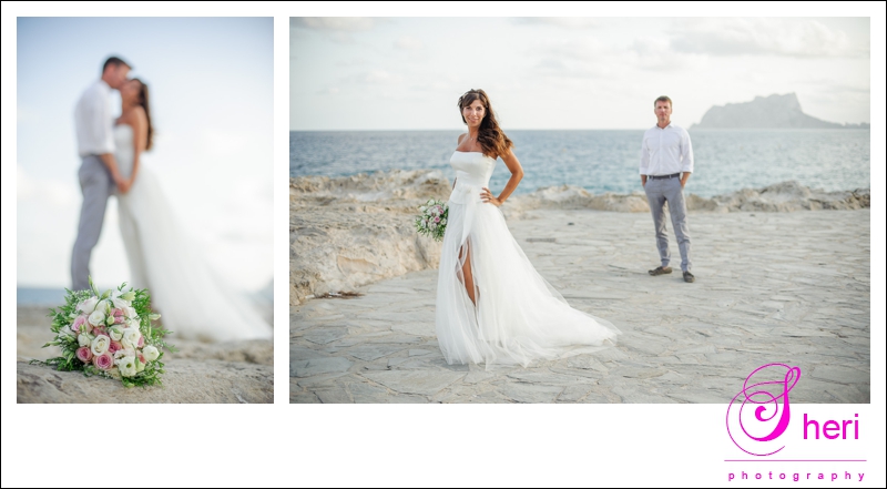 Wedding pictures in Moraira- Orsi and Roland